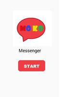 Moko messenger chat and talk Affiche