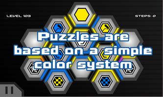 HexaWay Free - Puzzle Game تصوير الشاشة 1