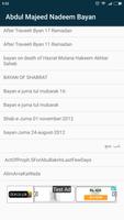 Molana Abdul Majeed Nadeem Bay الملصق