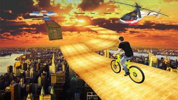 BMX Cycle Stunt Race: MTB Downhill Bicycle Game poster