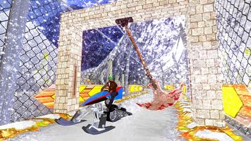 Snow Jet: Sledge Ride and Jumping Adventure 2018 ảnh chụp màn hình 1