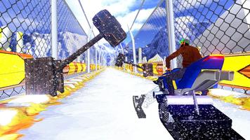 Snow Jet: Sledge Ride and Jumping Adventure 2018 ảnh chụp màn hình 3