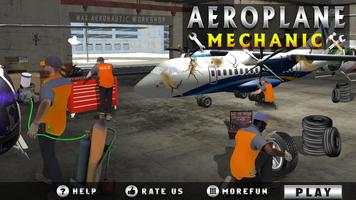 Real Plane Mechanic Workshop Affiche