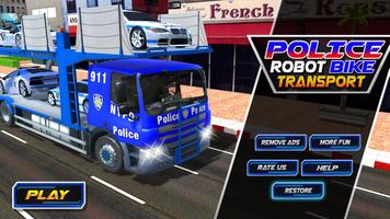 Polisi Robot Sepeda Truck Sim poster