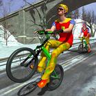 آیکون‌ Clown Bicycle Ride VR 2017: A Bike Riding Game