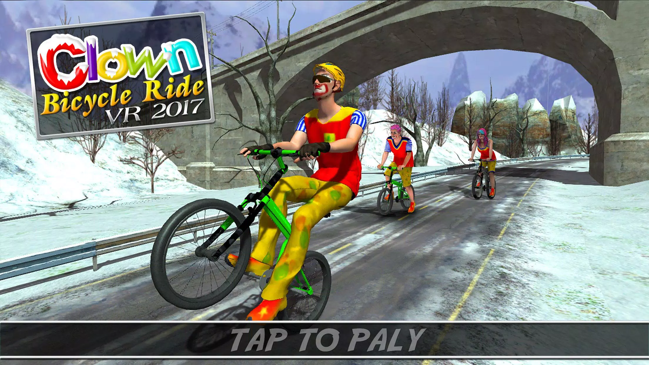 Descarga de APK de Clown Bicycle Ride VR 2017: A Bike Riding Game para  Android