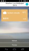 Weather Live Wallpaper 2015 الملصق