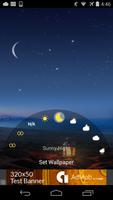 Weather Live Wallpaper 2015 imagem de tela 2