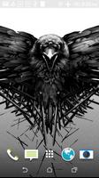 Black Crow 3D Wallpaper Ekran Görüntüsü 2