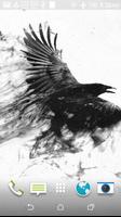 Black Crow 3D Wallpaper Ekran Görüntüsü 3