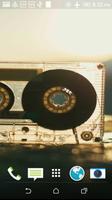 Retro Cassette 3D Wallpaper Affiche