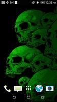 Scary Skulls Wallpaper اسکرین شاٹ 1