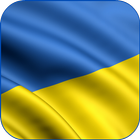 Ukraine Flag Live Wallpaper icône