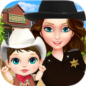 Sheriff Family - Baby Care Fun أيقونة