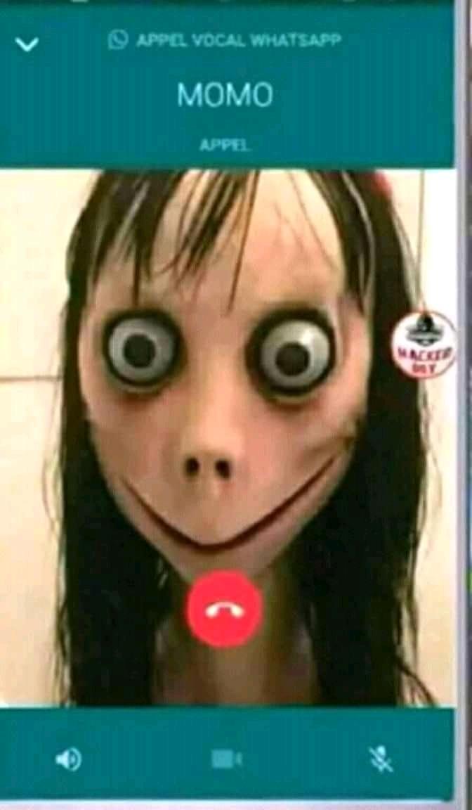 "Momo. Demon of Whatsapp. " Clock for Sale by Jull-gull Redbubble