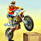 motocross bike racing-icoon