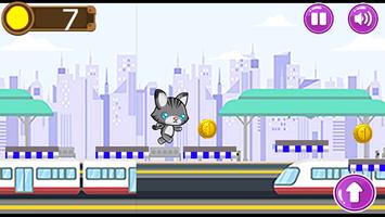 subway cat gold run الملصق