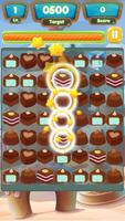 Sweet Chocolate New Match 3 Link Candy تصوير الشاشة 2