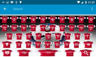 Arsenal Keyboard Theme تصوير الشاشة 3