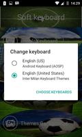 inter milan keyboard theme ภาพหน้าจอ 1