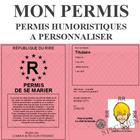 Mon permis personnalisé icône