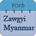 ☑️ Zawgyi Myanmar Fonts Free☑️ ไอคอน