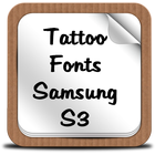 Tattoo Fonts Samsung S3 icono