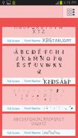 Children Fonts Free ภาพหน้าจอ 2