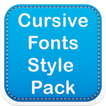 Cursive Fonts Style Pack