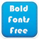Bold Fonts Free icône