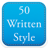50 Written Fonts Style آئیکن