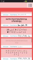 50 Hearts Fonts Style Ekran Görüntüsü 3