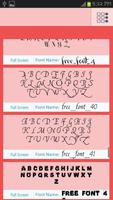 3 Schermata 50 Love Fonts Style