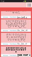 50 Love Fonts Style اسکرین شاٹ 3