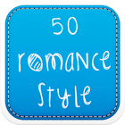 50 Romance Fonts Style-icoon