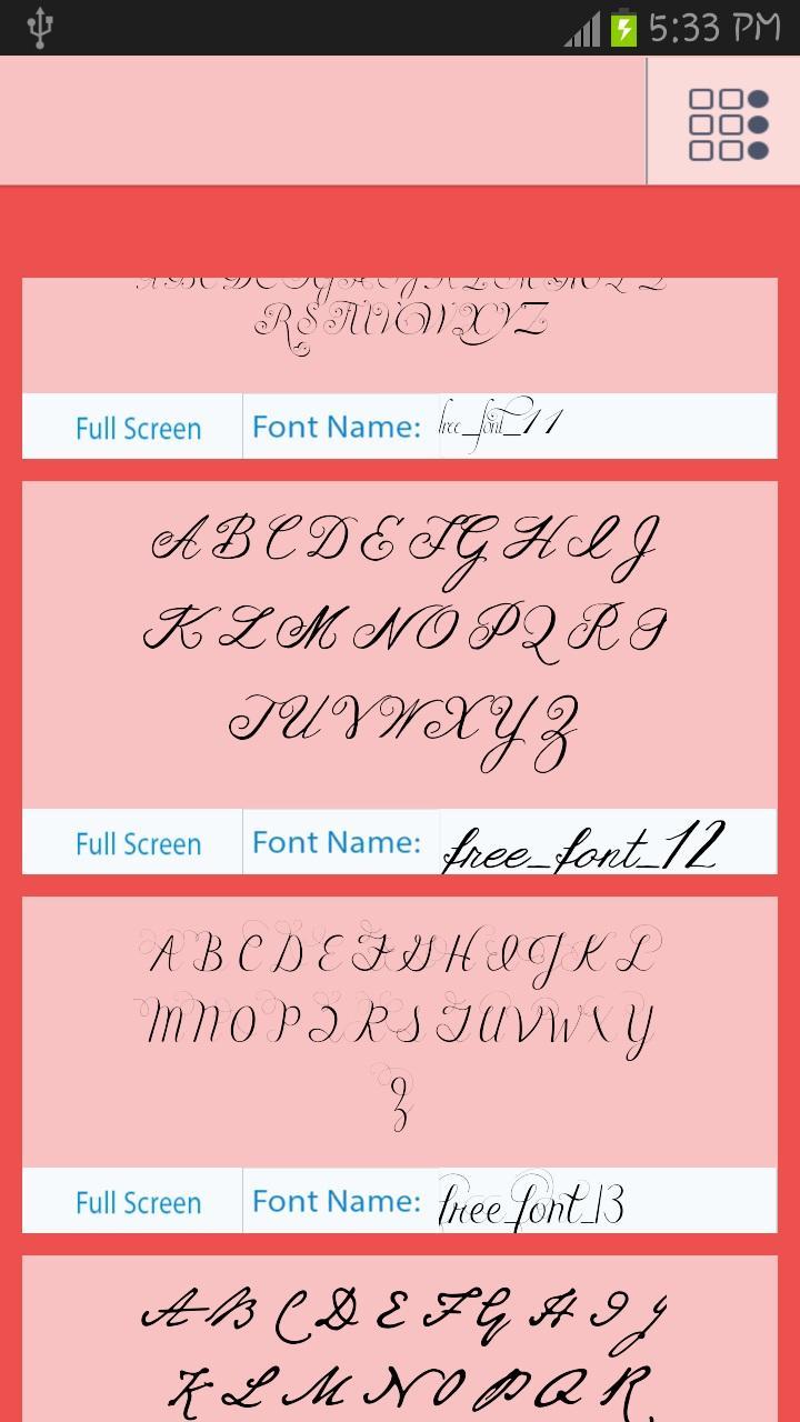50 Romance Fonts Style For Android - Apk Download