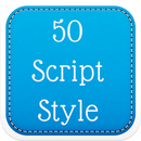 50 Script Fonts Style-APK