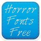 Horror Fonts Free Zeichen