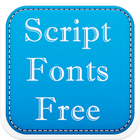 Script Fonts Free-icoon