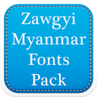 ikon Zawgyi Myanmar Fonts Pack
