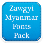 Zawgyi Myanmar Fonts Pack icône