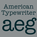 American Typewriter Flipfont APK