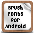 Brush Fonts for Android icon