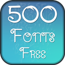 500 Fonts Free APK