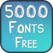 5000 Fonts Free