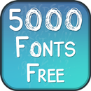 5000 Fonts Free APK
