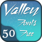 50 Valley Fonts Free ikon