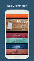 50 Valley Fonts Free постер