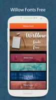 50 Willow Fonts Free постер