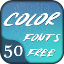 50 Color Fonts Free APK